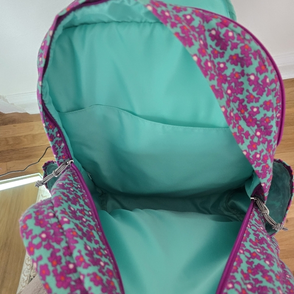 Vera Bradley Ligthen Up Printed Ditsy Dot Grand Backpack - Picture 11 of 12